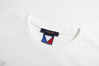 Louis Vuitton Embroidered Crew Neck Casual Short-Sleeve T-Shirt