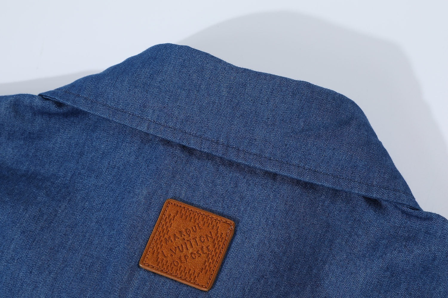 Louis Vuitton 25SS Embroidered Young Denim Short-Sleeve Shirt