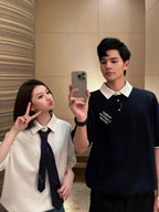 Louis Vuitton Button-Up Pullover Short-Sleeve Polo Shirt