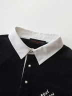 Louis Vuitton Button-Up Pullover Short-Sleeve Polo Shirt