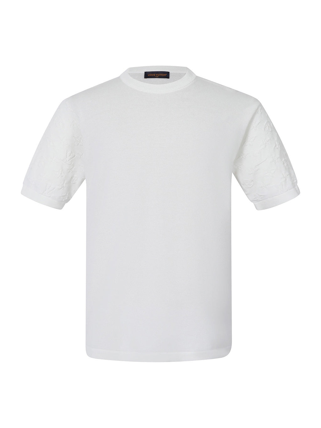 Louis Vuitton 25SS Cotton Jacquard Crew Neck Short-Sleeve T-Shirt