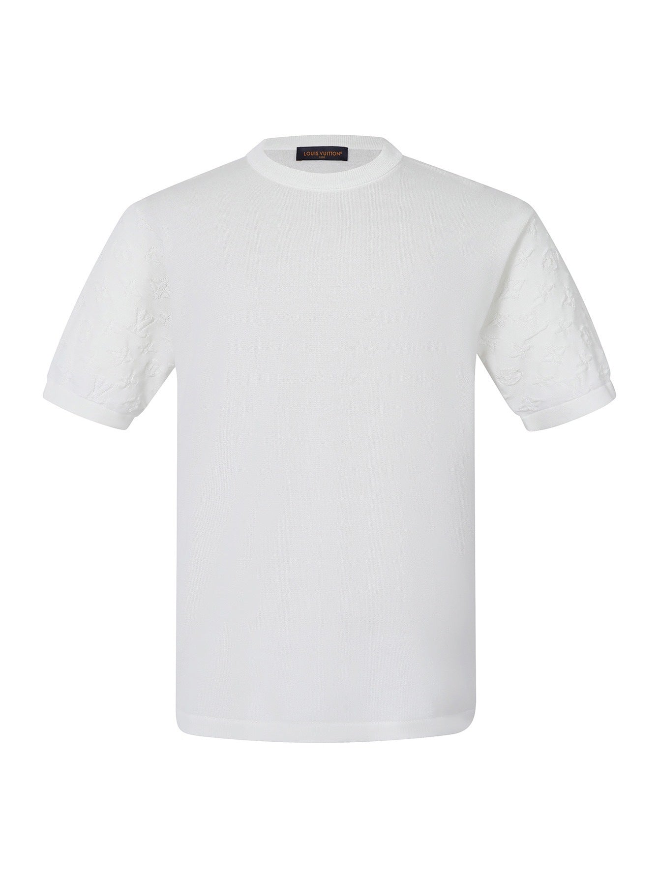 Louis Vuitton 25SS Cotton Jacquard Crew Neck Short-Sleeve T-Shirt
