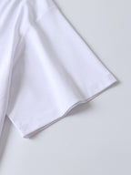 Louis Vuitton 25SS Stamped Cotton Knit Crew Neck Short-Sleeve T-Shirt