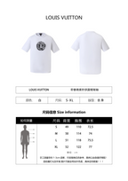 Louis Vuitton 25SS Stamped Cotton Knit Crew Neck Short-Sleeve T-Shirt