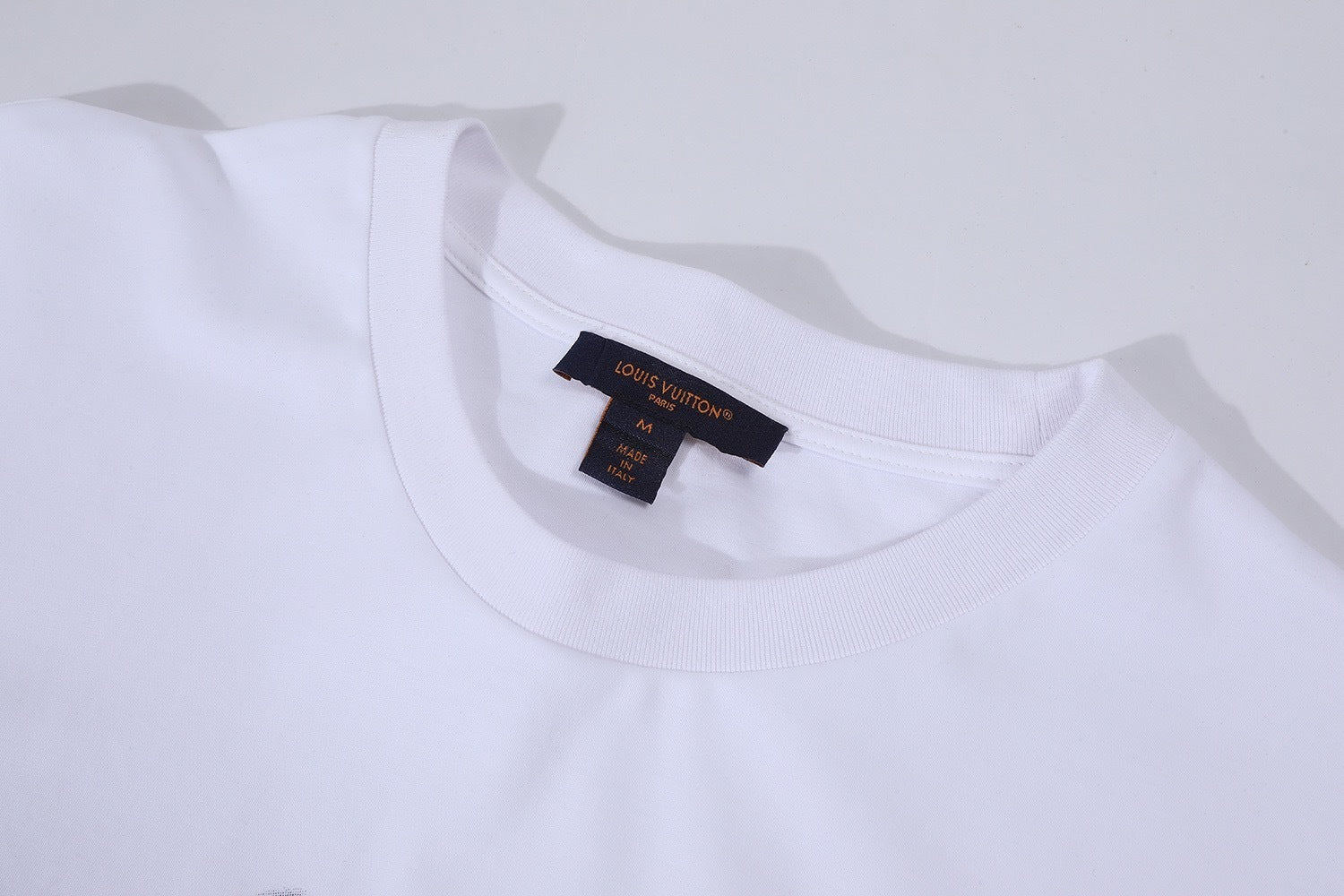 Louis Vuitton 25SS Neon Logo Crew Neck Short-Sleeve T-Shirt
