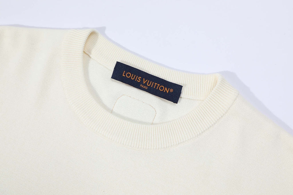 Louis Vuitton 25SS Appliquéd Cotton Short-Sleeve Crew Neck Shirt