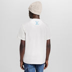 Louis Vuitton 5D Embroidered Short-Sleeve T-Shirt (Front and Back)