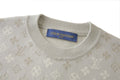 Louis Vuitton Monogram Surplus Jacquard Short-Sleeve Crew Neck Shirt