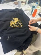 Louis Vuitton Mushroom Jacquard Logo Knit Short-Sleeve T-Shirt