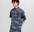 Louis Vuitton Short-Sleeve Chambray Shirt