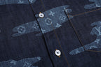 Louis Vuitton Short-Sleeve Chambray Shirt