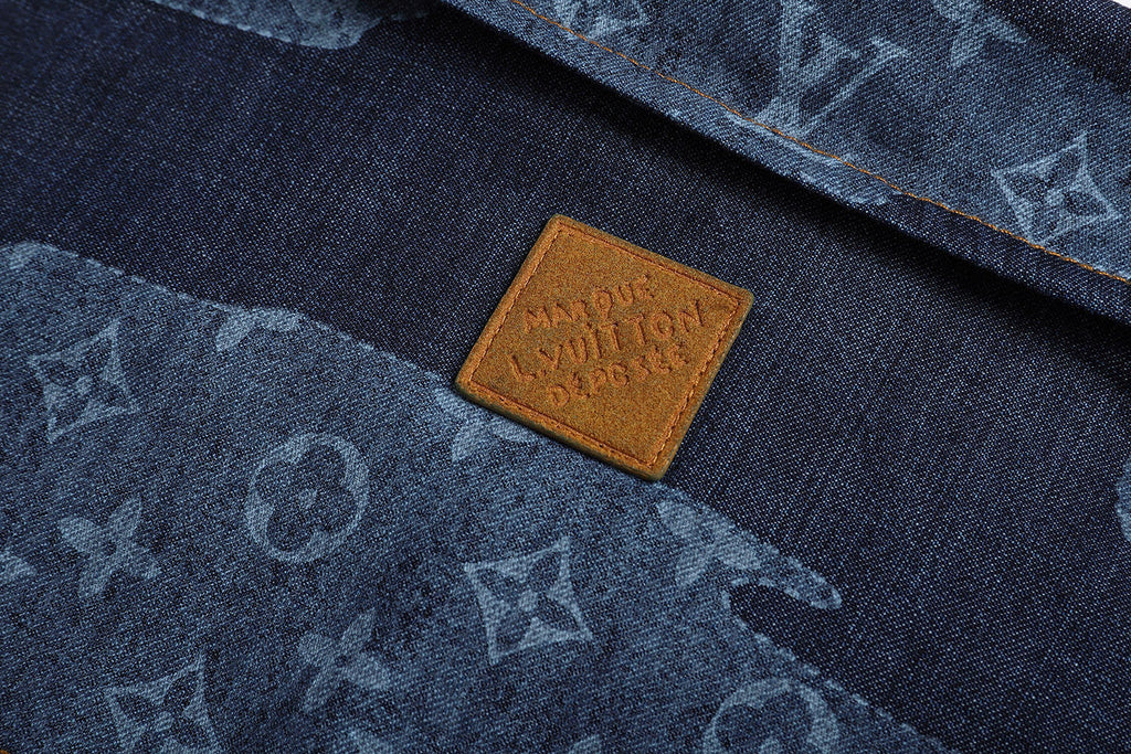 Louis Vuitton Short-Sleeve Chambray Shirt