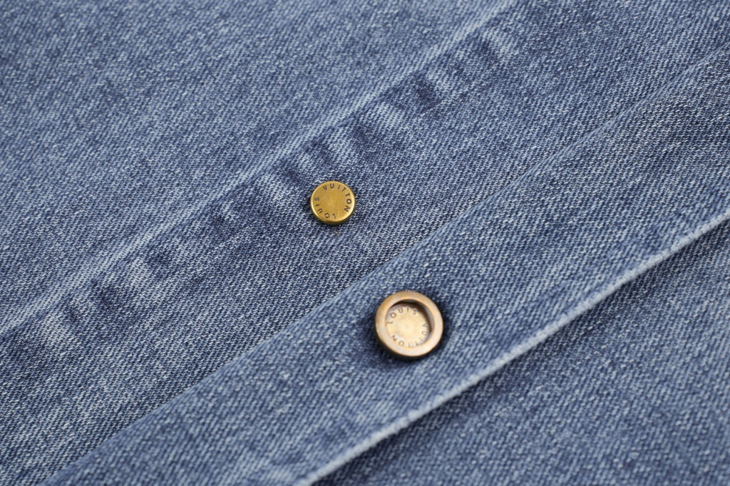 Louis Vuitton Monogram Embossed Workwear Denim Piece