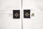 Louis Vuitton Nautical Jacquard Anchor Chain Short-Sleeve Knit Top