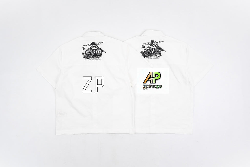 Louis Vuitton Pharrell Williams x Nigo Embroidered Short-Sleeve Shirt