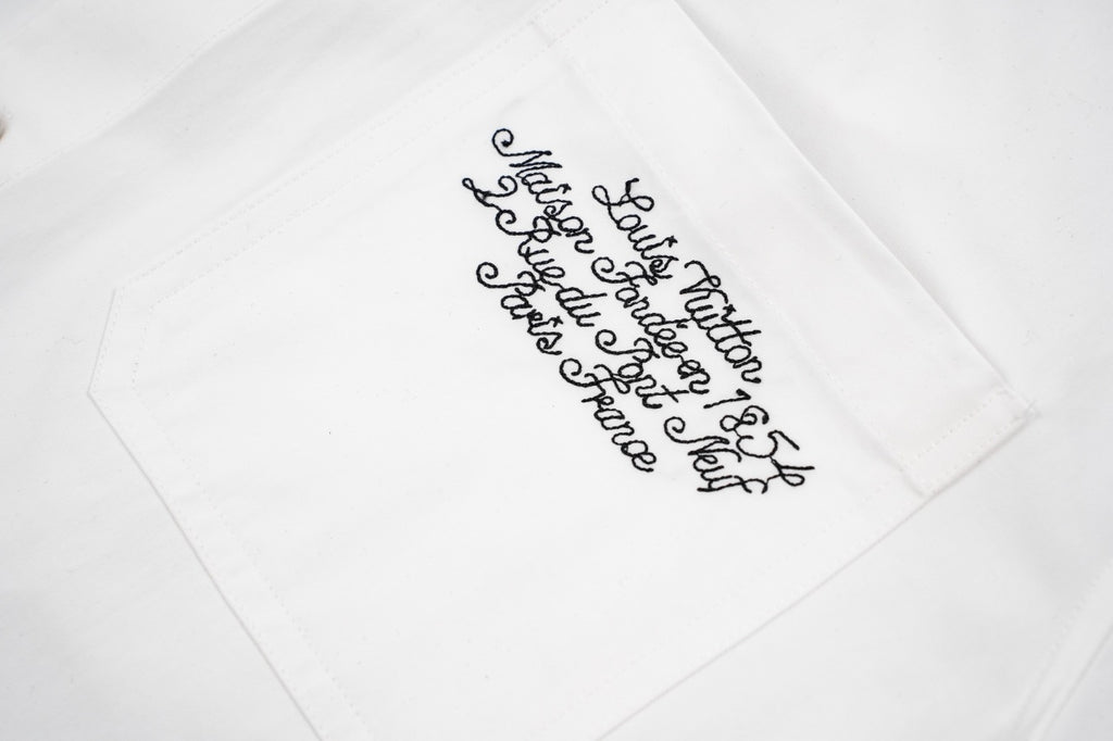 Louis Vuitton Pharrell Williams x Nigo Embroidered Short-Sleeve Shirt