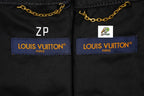 Louis Vuitton Raffia Embroidered Denim Short-Sleeve Shirt