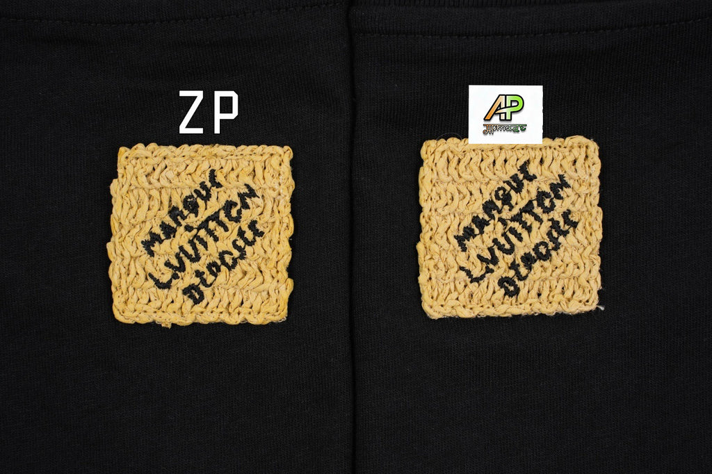 Louis Vuitton SS25 Raffia Rope Embroidered Crew Neck T-Shirt