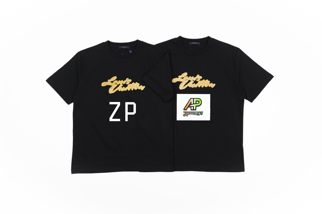 Louis Vuitton SS25 Raffia Rope Embroidered Crew Neck T-Shirt