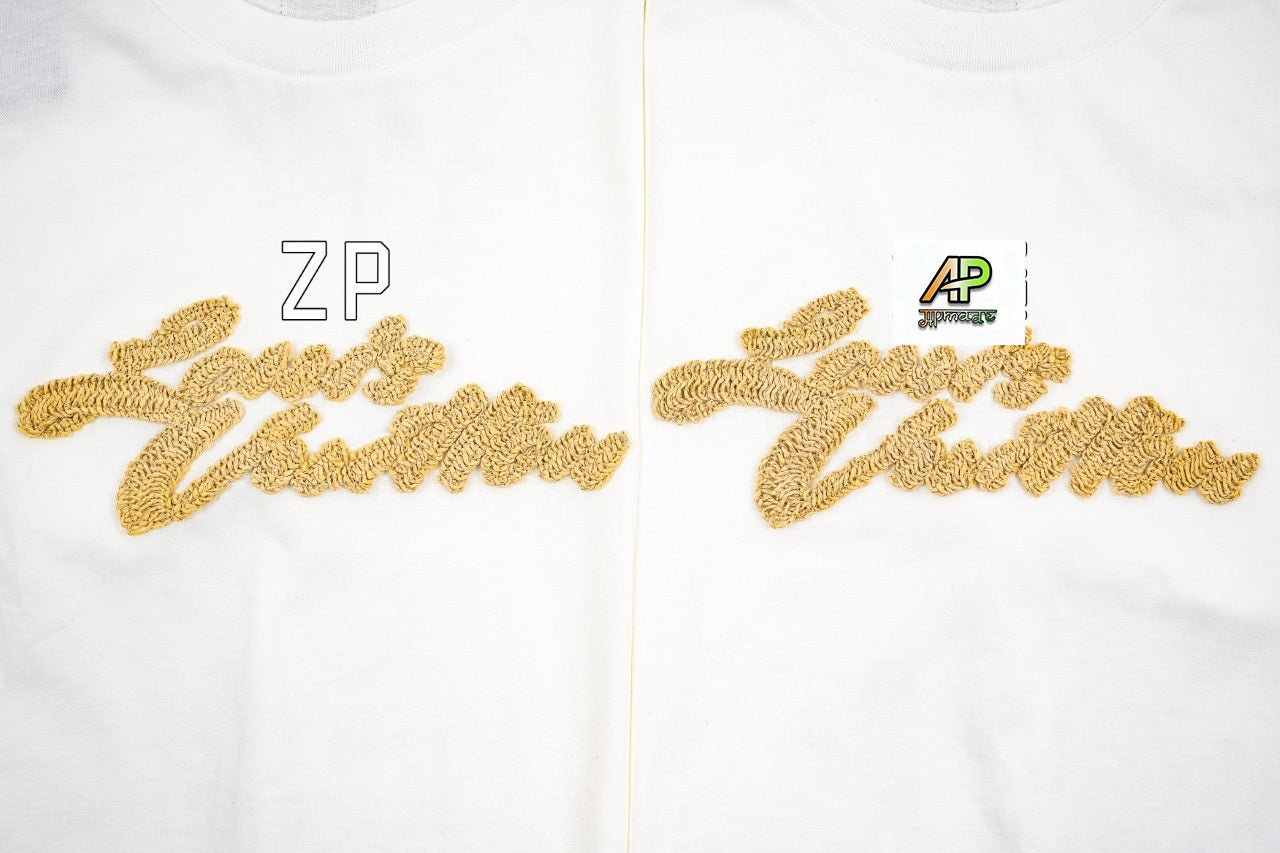 Louis Vuitton SS25 Raffia Rope Embroidered Crew Neck T-Shirt
