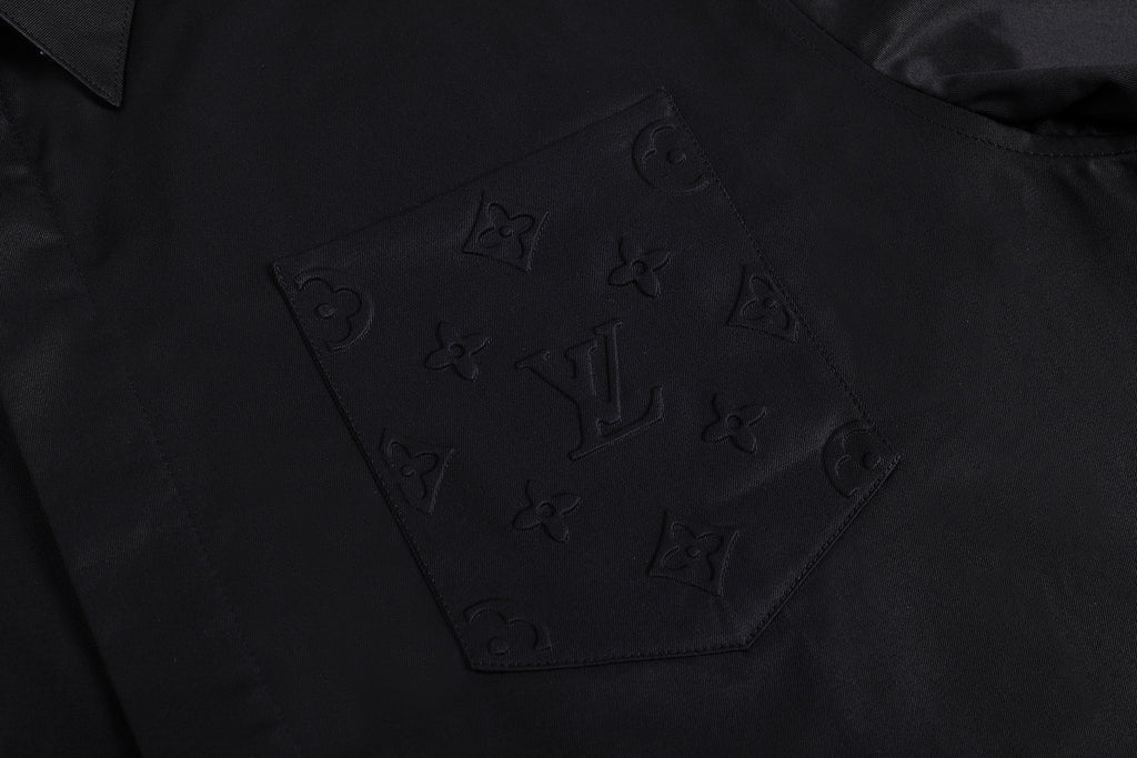Louis Vuitton Monogram Pocket Embossed Short-Sleeve Shirt