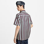 Louis Vuitton Striped Short-Sleeve Shirt