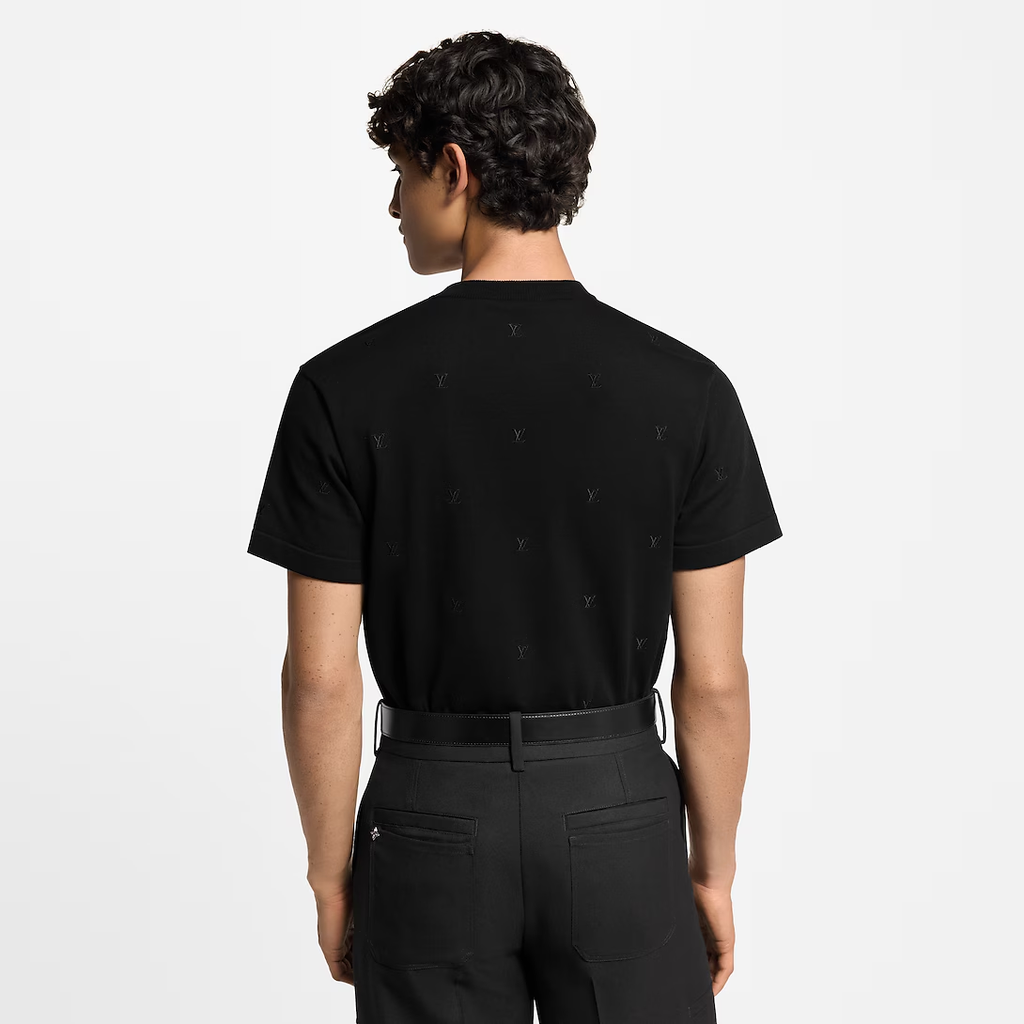 Louis Vuitton 25SS Embroidered Cotton Short-Sleeve Shirt