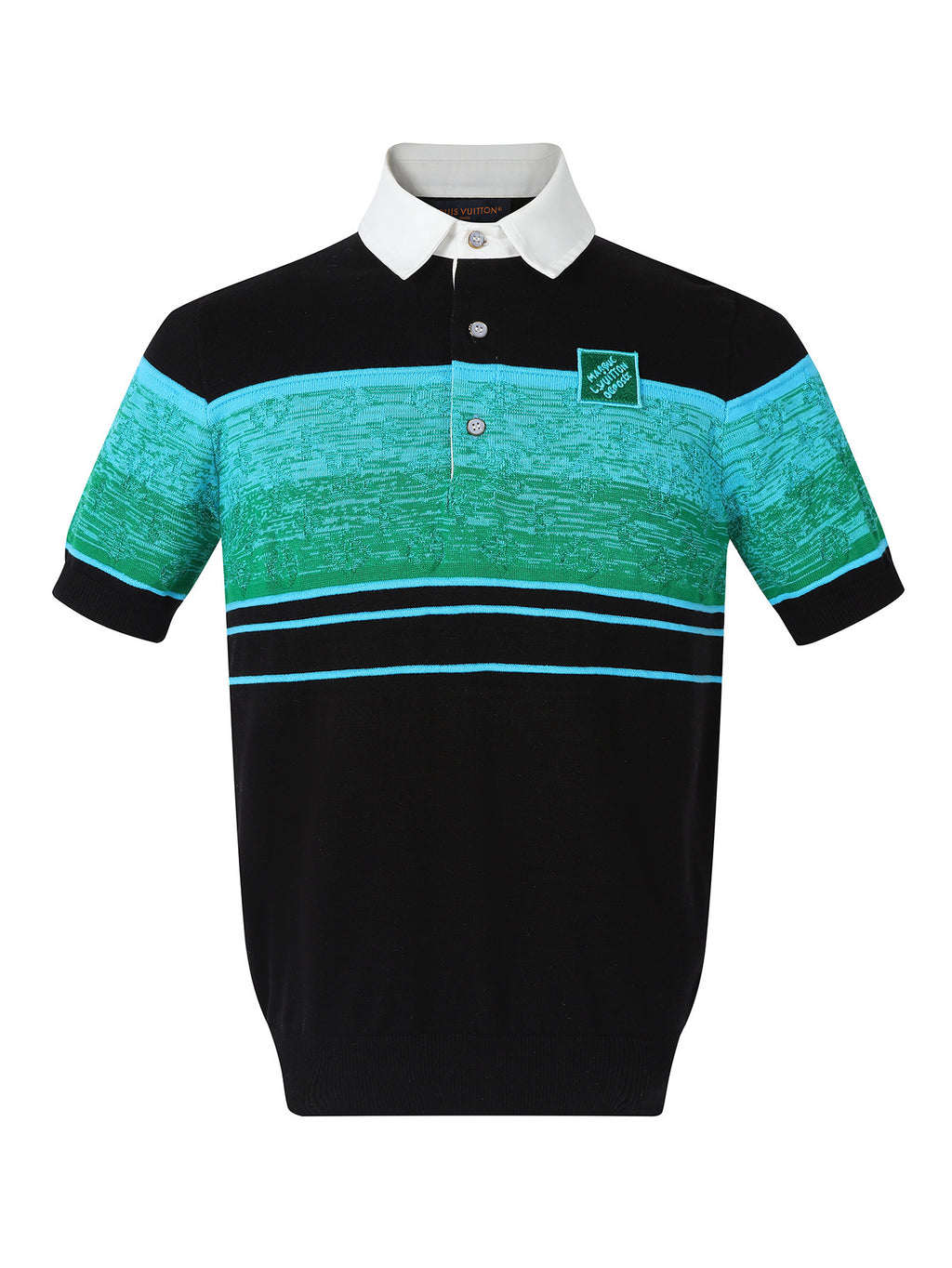Louis Vuitton Jacquard Short-Sleeved Polo Shirt