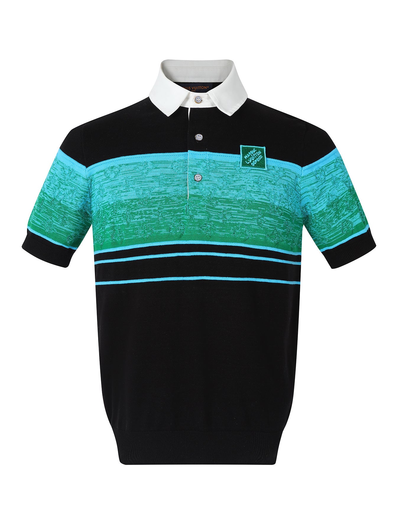 Louis Vuitton Jacquard Short-Sleeved Polo Shirt