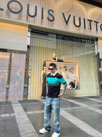 Louis Vuitton Jacquard Short-Sleeved Polo Shirt