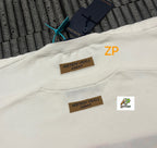 Louis Vuitton Intarsia Letter Crew Neck Short-Sleeve T-Shirt