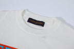 Louis Vuitton Intarsia Letter Crew Neck Short-Sleeve T-Shirt