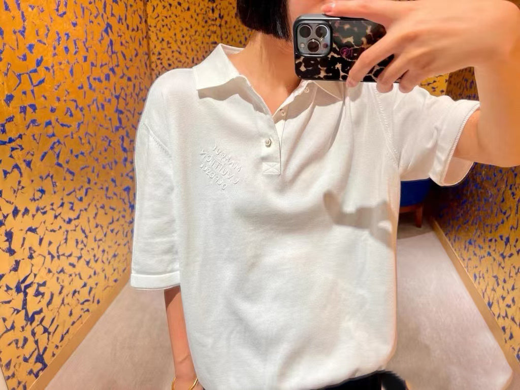 Louis Vuitton Button Pullover Short-Sleeved Polo Shirt