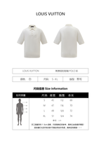 Louis Vuitton Button Pullover Short-Sleeved Polo Shirt