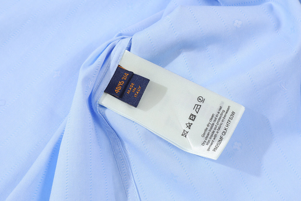 Louis Vuitton Custom-Dyed Jacquard Short-Sleeved Shirt