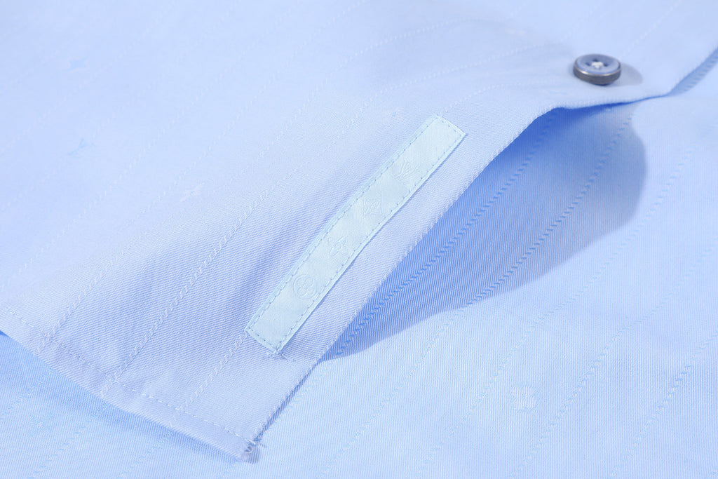 Louis Vuitton Custom-Dyed Jacquard Short-Sleeved Shirt