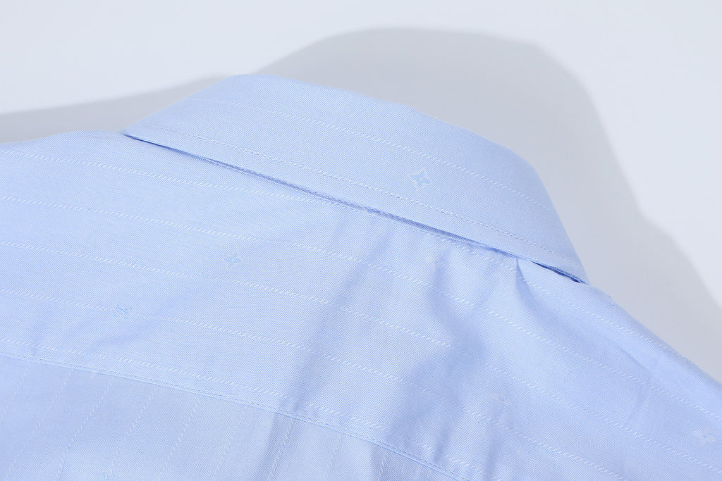 Louis Vuitton Custom-Dyed Jacquard Short-Sleeved Shirt