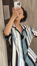 Louis Vuitton Wool Jacquard Embroidered Short-Sleeved Shirt