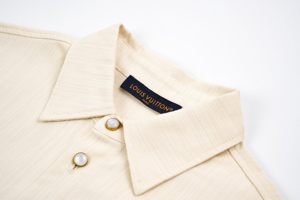 Louis Vuitton 25SS Mulberry Silk Blended Short-Sleeved Shirt