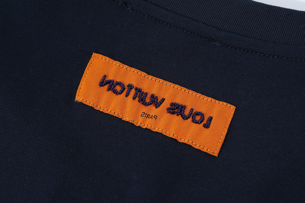 Louis Vuitton 25SS Embroidered Cotton T-Shirt