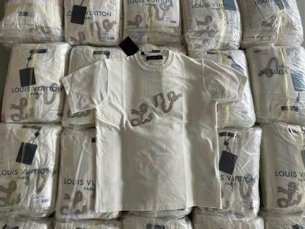 Louis Vuitton 25SS Cotton Short-Sleeved Crew Neck Shirt