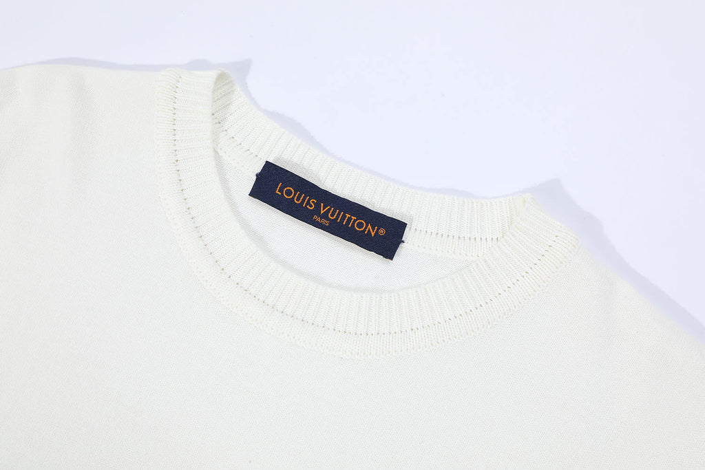 Louis Vuitton 25SS Cotton Short-Sleeved Crew Neck Shirt