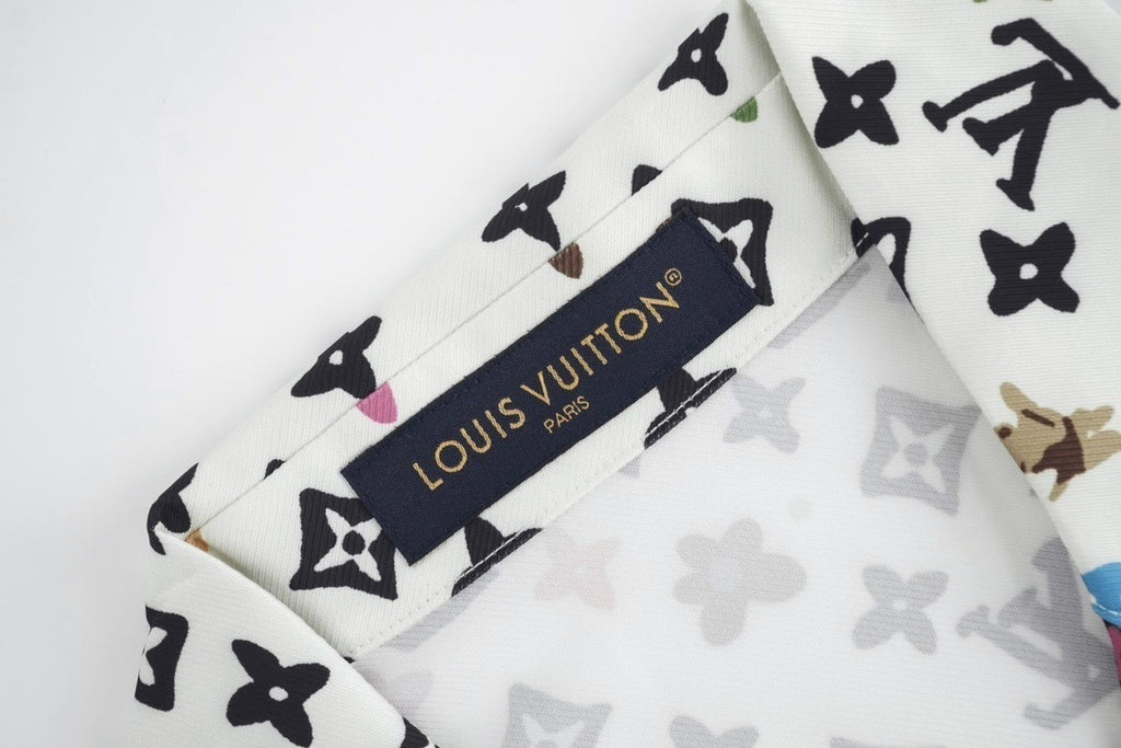 Louis Vuitton Floral Printed TENCEL® Satin Short-Sleeve Shirt