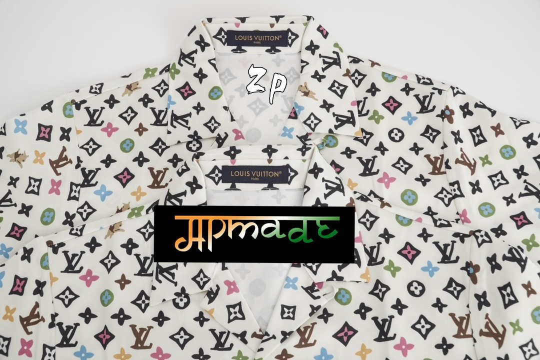 Louis Vuitton Floral Printed TENCEL® Satin Short-Sleeve Shirt