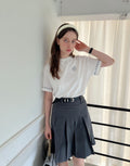 Louis Vuitton High-Twist Cotton Knit Short-Sleeve Top