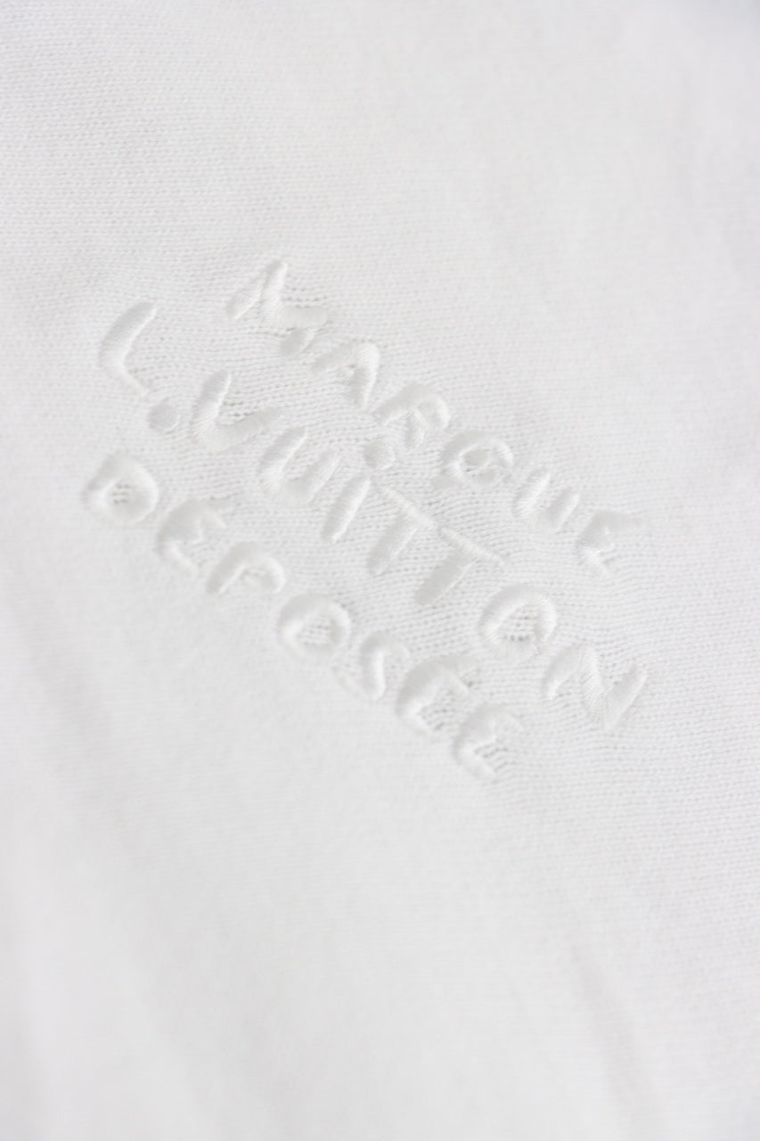 Louis Vuitton Silk-Feel Wool Blend Knit Short-Sleeve Top