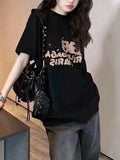 Balenciaga Classic Crew Neck Digital Print Short-Sleeve T-Shirt