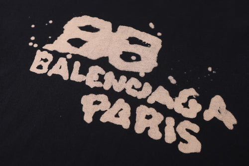 Balenciaga Classic Crew Neck Digital Print Short-Sleeve T-Shirt