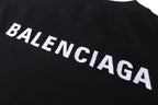 Balenciaga 26SS Embroidered Crew Neck Pullover T-Shirt