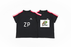 Balenciaga Double-Ring Logo Embroidered Cotton T-Shirt